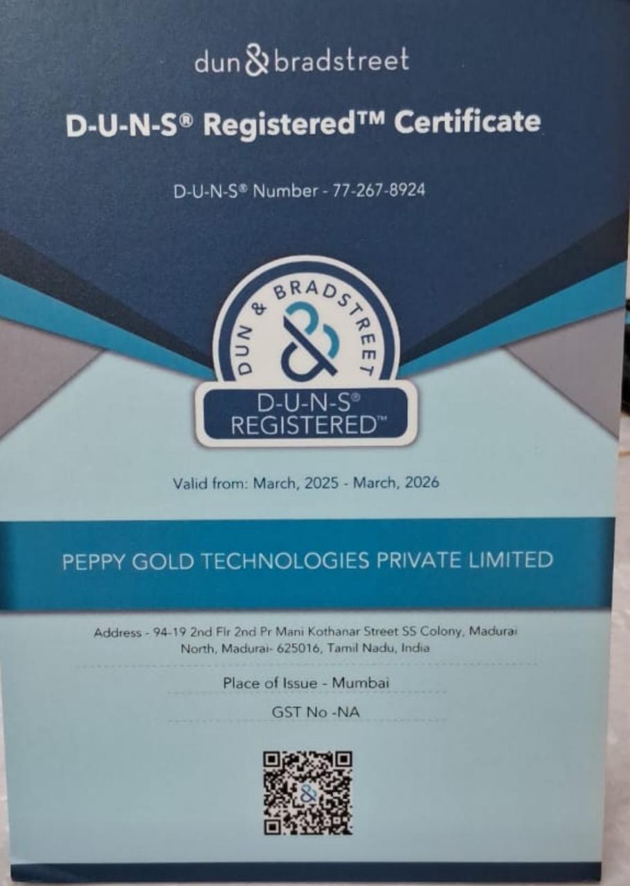 D-U-N-S Certificate